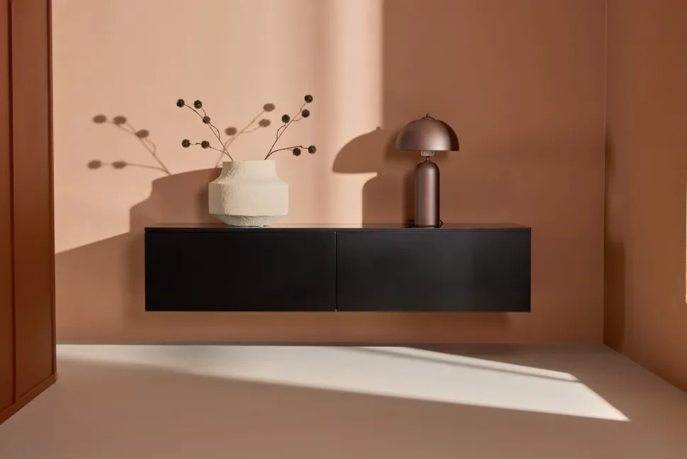 Zwevend TV-meubel Ericka MDF, 160cm