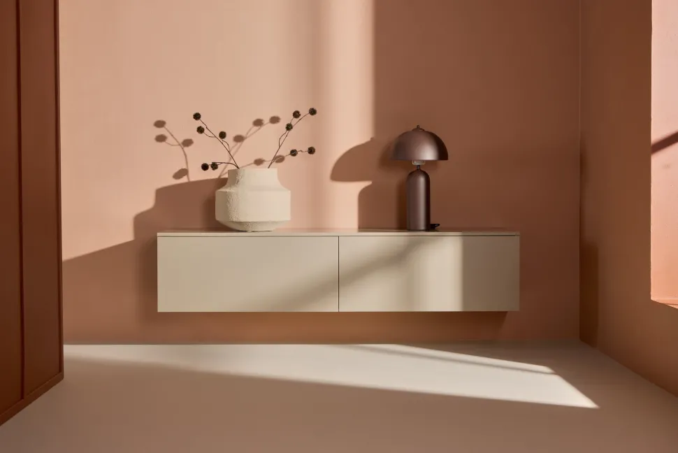 Zwevend TV-meubel Ericka MDF, 160cm