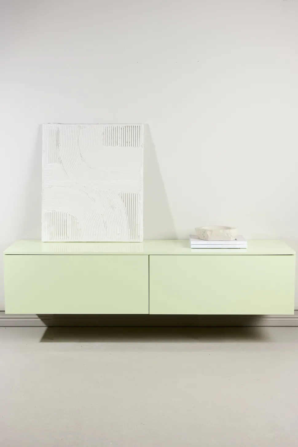 Zwevend TV-meubel Ericka MDF, 160cm